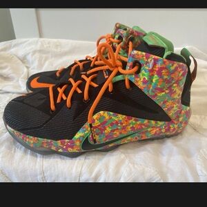 Niki leBron fruity pebbles 6.5 hightop
